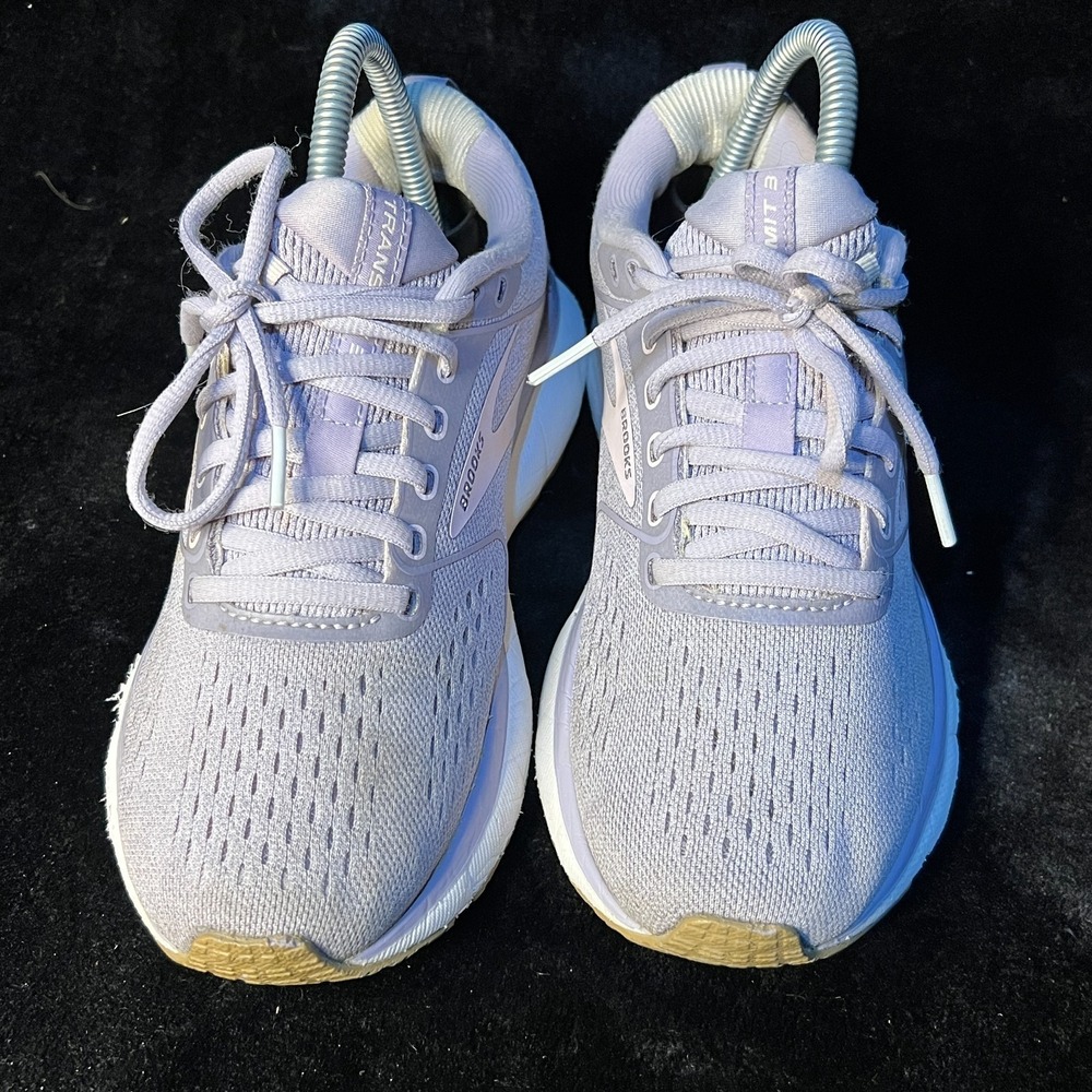 Brooks Transmit 3 1203501B542 Womens 6.5 Running Shoes Lavender Athletic Sneaker - Picture 2 of 9